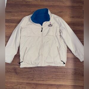 Canada and New England Two Sides Fleece and Windbreaker Men’s Jacket